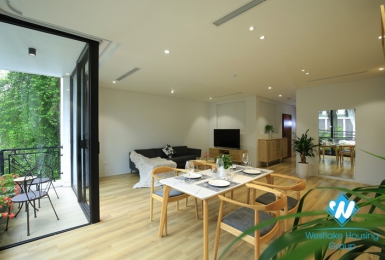 Good location apartment with 2 bedrooms for rent in Tu Hoa st, Tay Ho District 